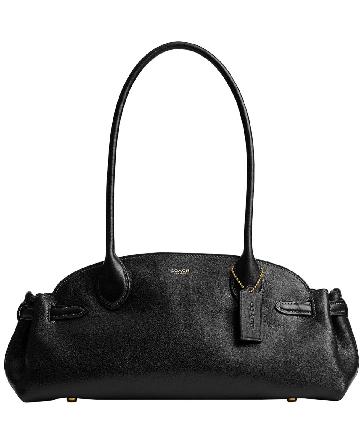 Coach Empire Carryall 34 In Loved Leather Brass/Black