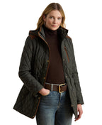 Ralph Lauren Women's Hooded Anorak Quilted Coat - Litchfield Loden