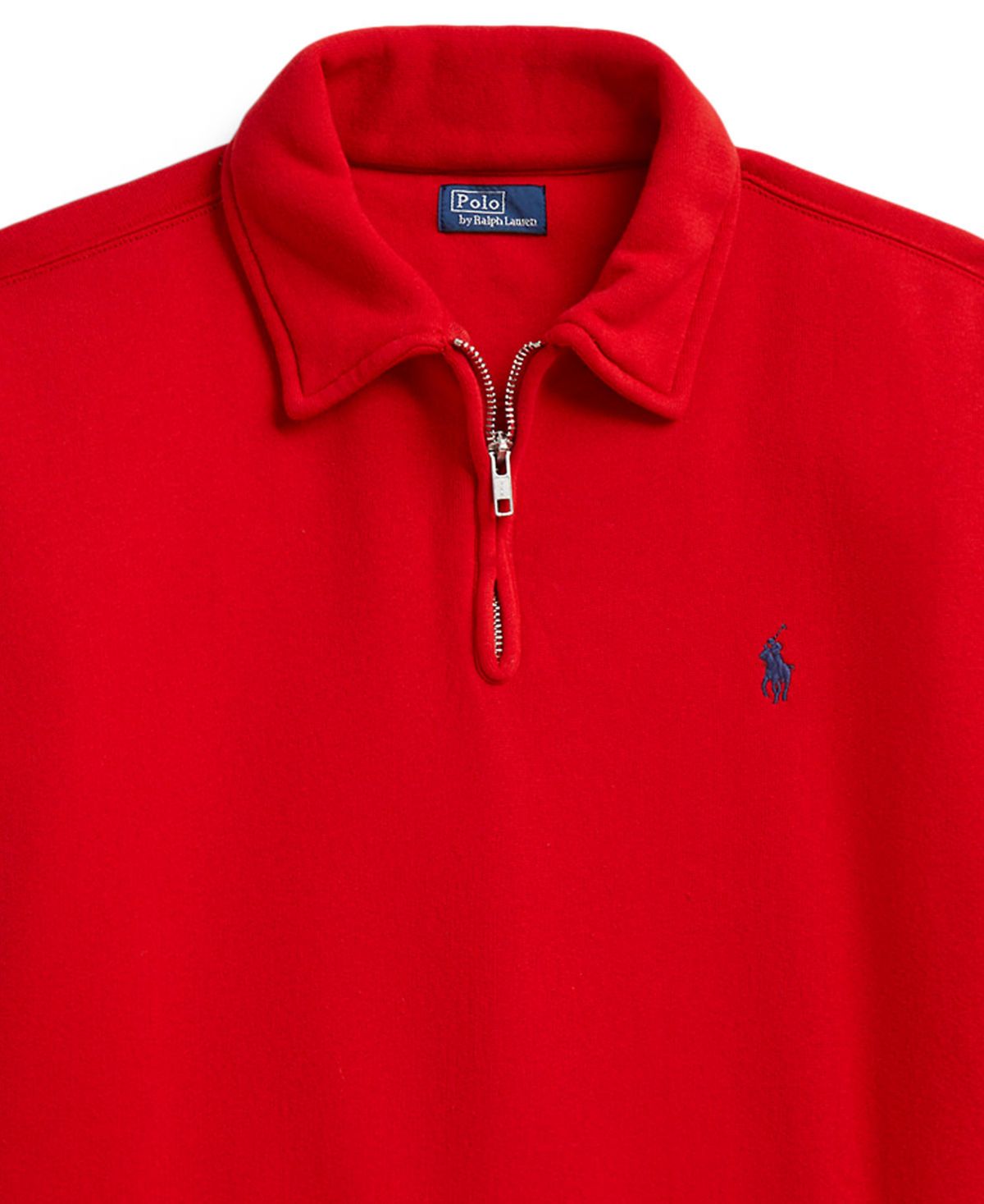 Ralph Lauren Women's Fleece Quarter-Zip Pullover - Very Red