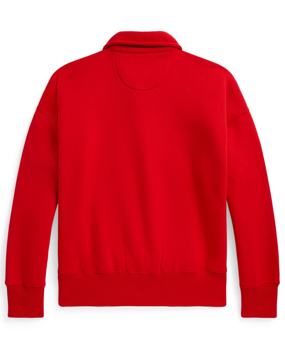Ralph Lauren Women's Fleece Quarter-Zip Pullover - Very Red