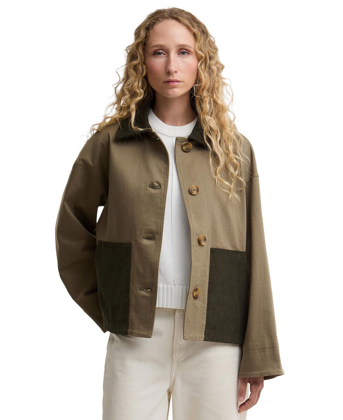 Barbour Women's Cloverdale Casual Jacket - Dusky Green