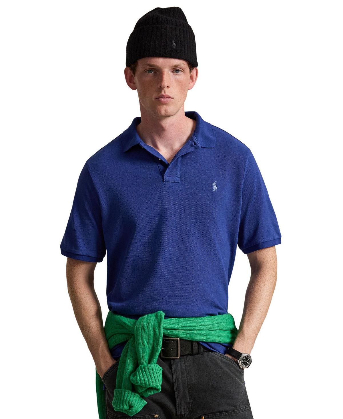 Ralph Lauren Men's Classic-Fit Cotton Polo Shirt - Blue Yacht