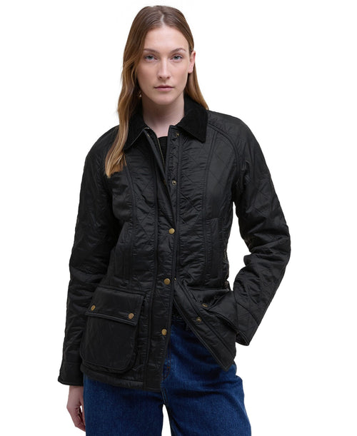 Barbour Women's Beadnell Polarquilt Jacket - Black