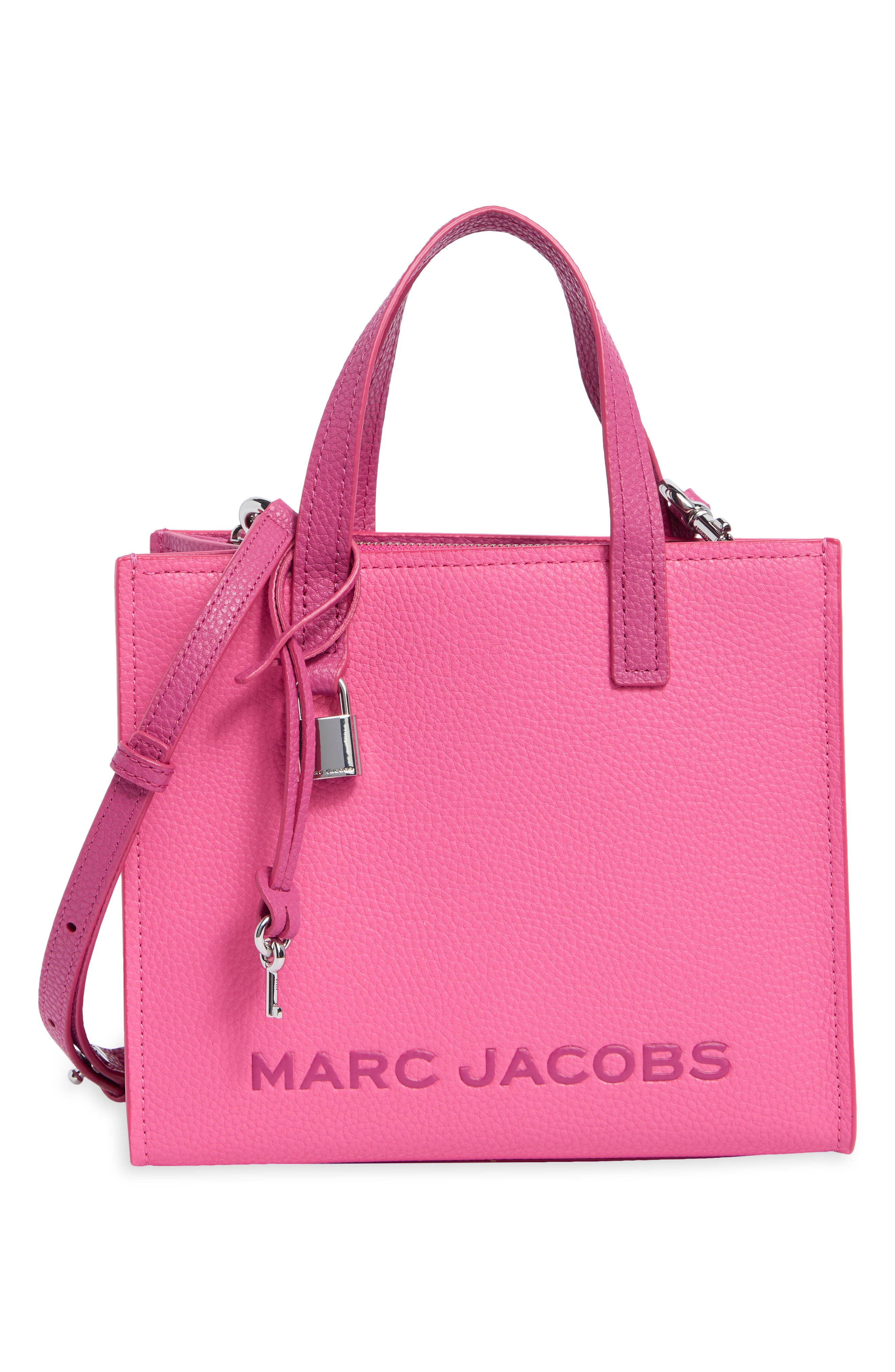 Marc Jacobs Bold Grind Mini Top Handle Satchel - Magenta Multi