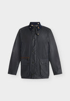 Barbour Men's Icons Bedale Waxed Cotton Jacket – Navy