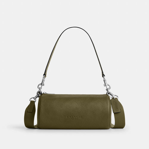 Coach Andre Barrel Bag 24 - silver/olive
