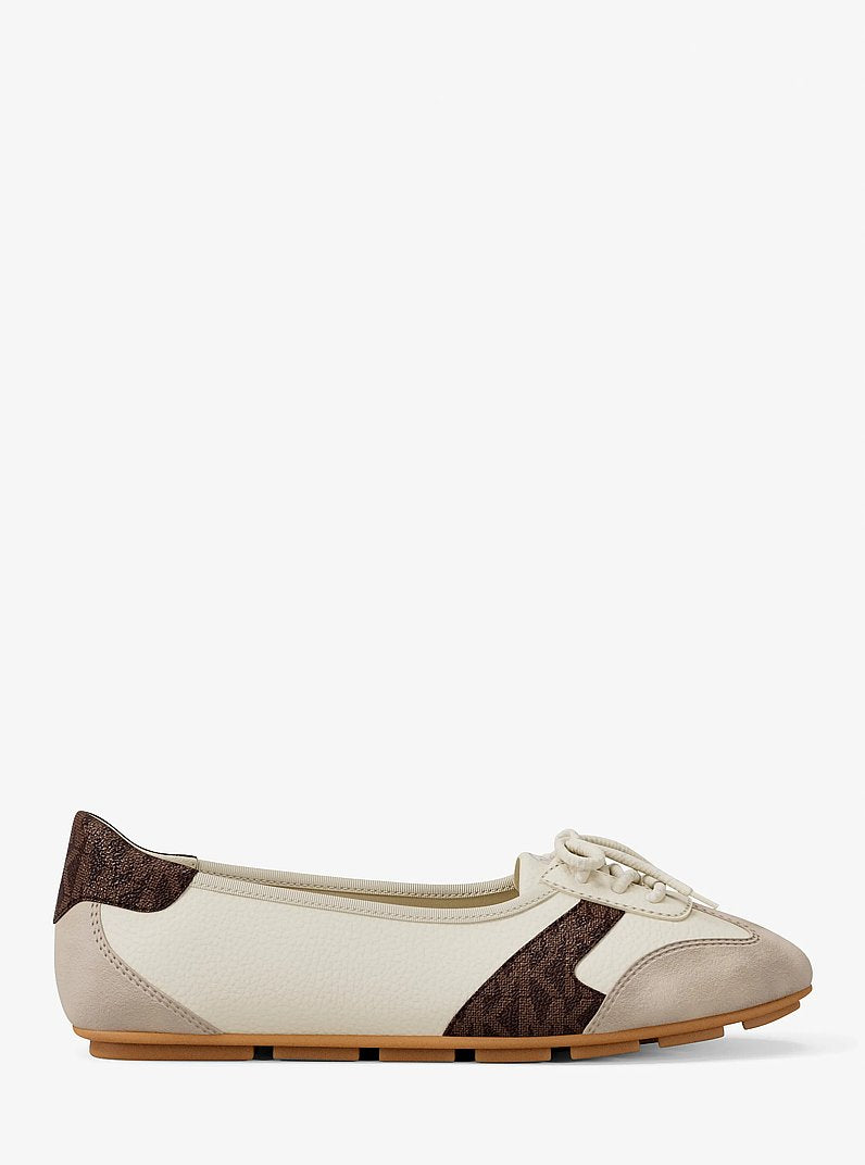 Brielle Sneakerina - Signature Logo Trim / Brown Multi