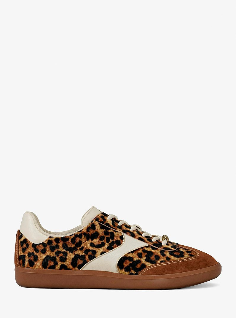 Sammy Sneaker - Leopard Print Calf Hair