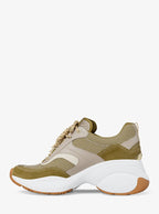 Kaia Mixed-Media Trainer - Oregano Multi 3