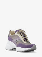 Kaia Mixed-Media Trainer - Orchid Haze Multi