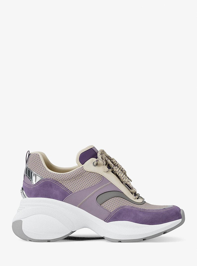 Kaia Mixed-Media Trainer - Orchid Haze Multi 2