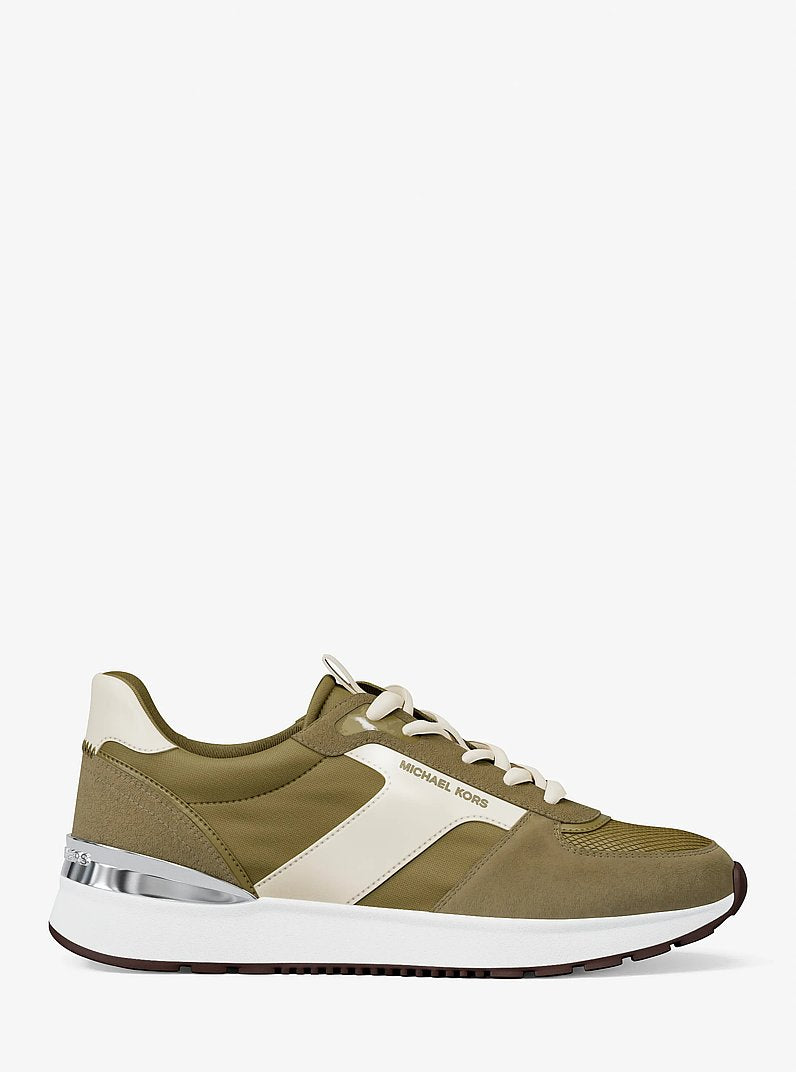 Remy Mixed-Media Trainer - Oregano