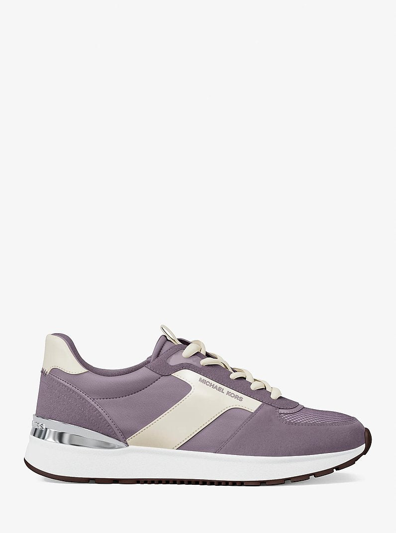 Remy Mixed-Media Trainer - Lilac