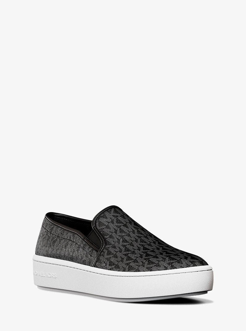 Michael Kors Teddi Signature Logo Slip-On Sneaker