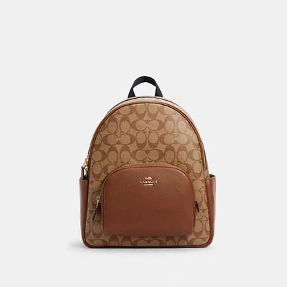 Mochila Coach Court en lona de la firma 