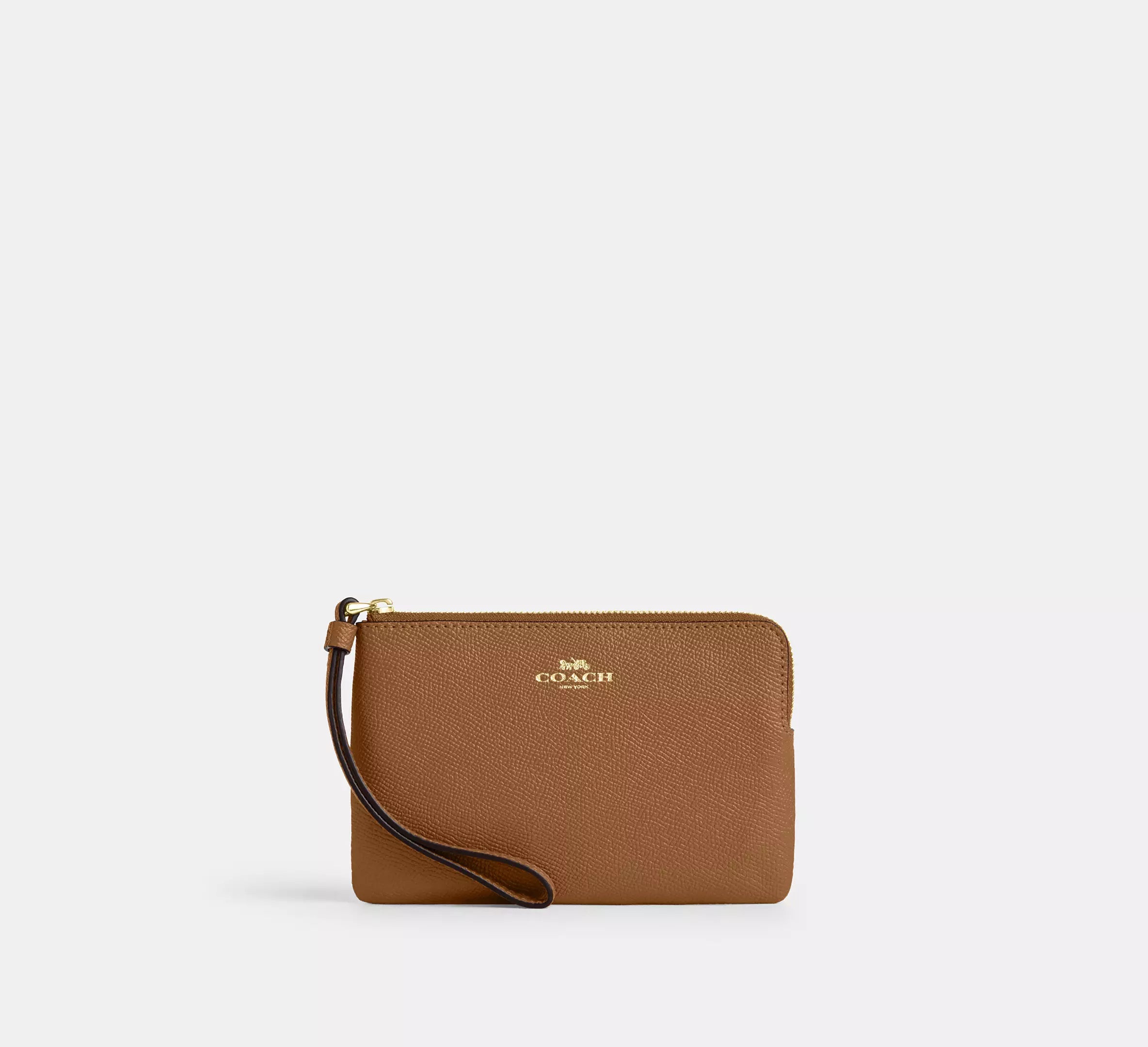 Coach Corner-Armband mit Reißverschluss aus charakteristischem Canvas mit Streifen