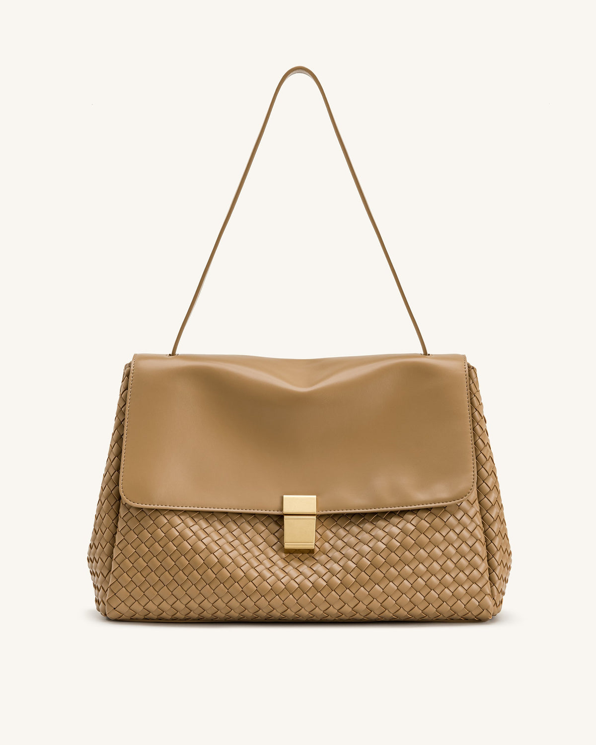 JW PEI Hilary Shoulder Bag - Woven - Camel