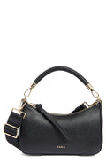 Furla Emera Mini Leather Crossbody Bag - Black