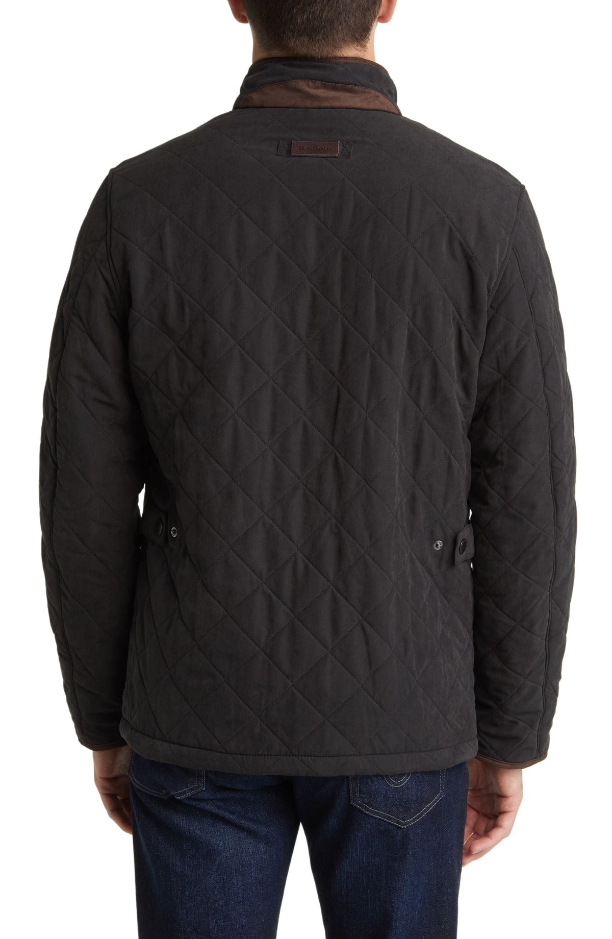 Barbour Men's Bowden Quilted Nylon Jacket Black
