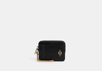 Coach Zip Card Case Classic Gold/Black