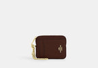 Coach Zip Card Case Classic Gold/Maple