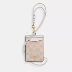 Coach Id Lanyard Signature Canvas