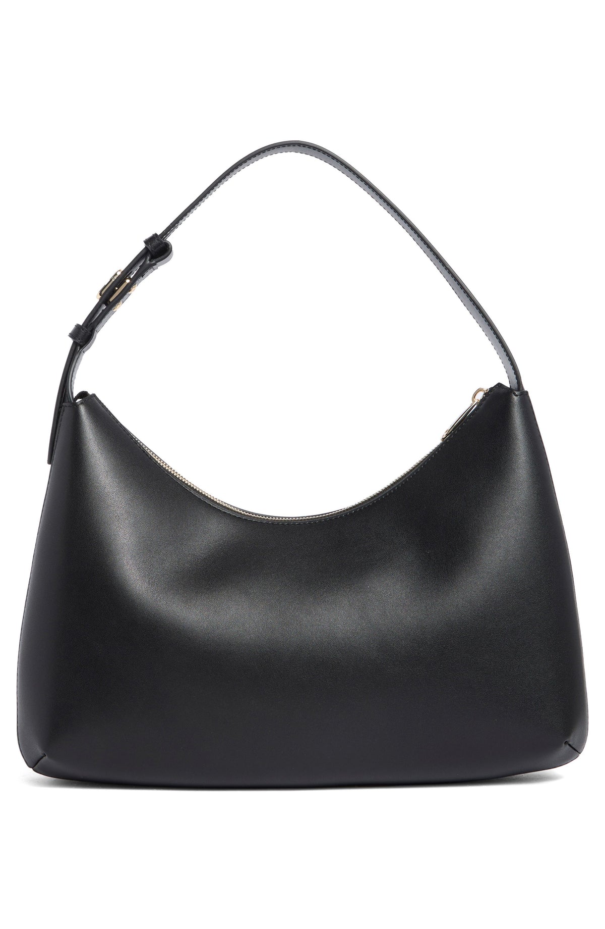 Furla Febe Leather Hobo Bag - Black