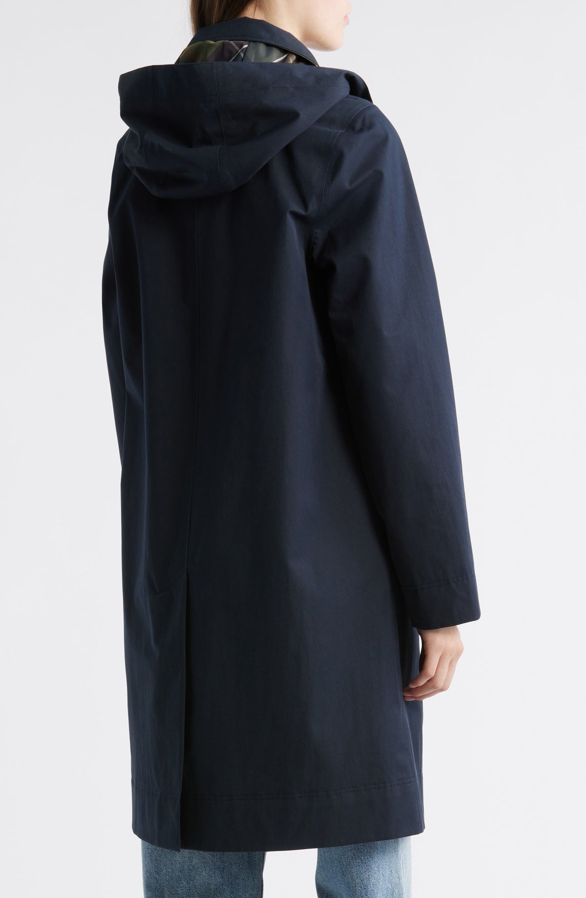 Barbour Women's Hebrides Longline Waterproof Jacket Dark Navy