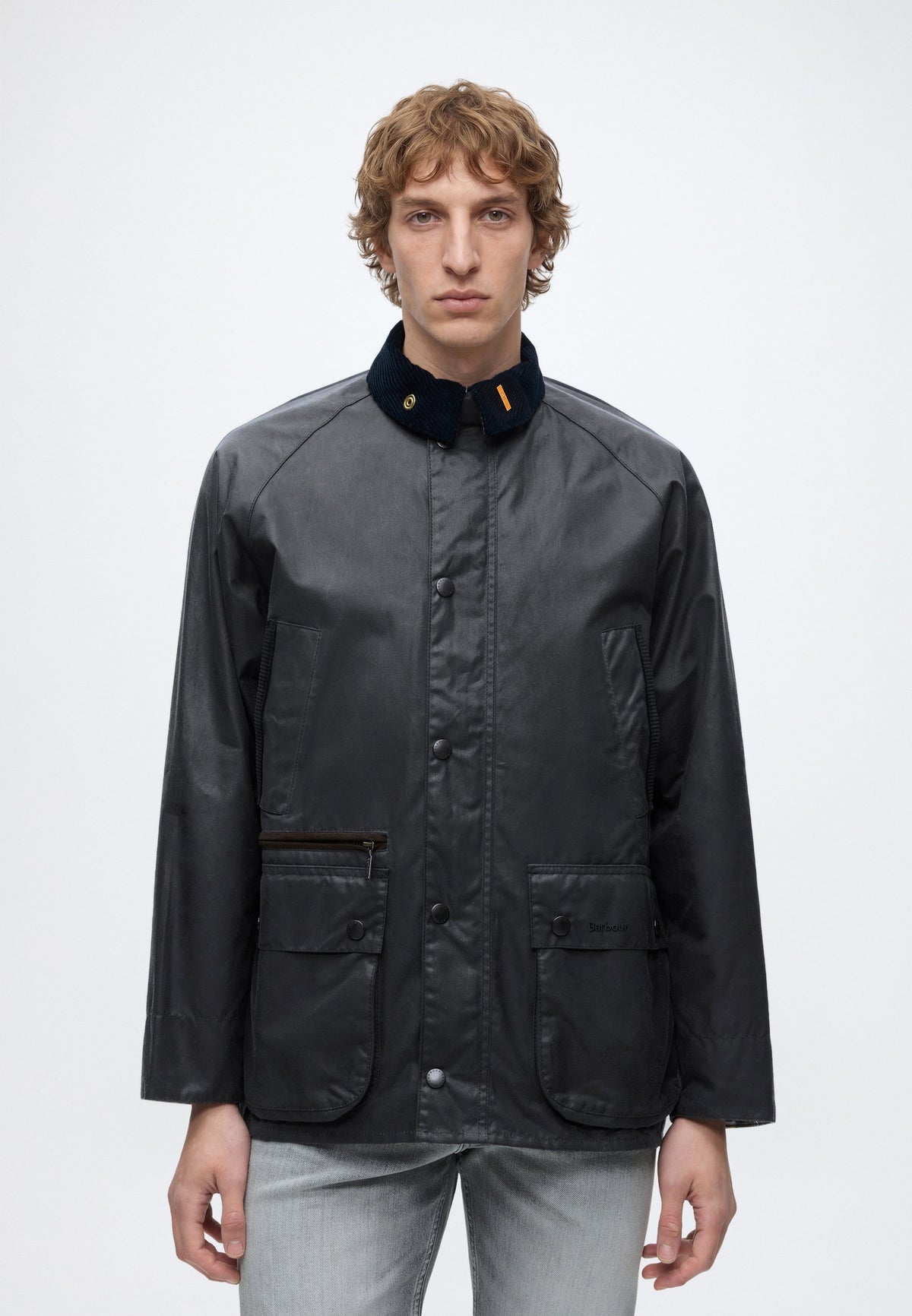 Barbour Men's Icons Bedale Waxed Cotton Jacket – Navy