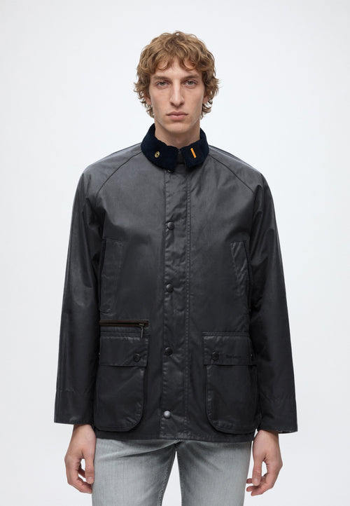 Barbour Men's Icons Bedale Waxed Cotton Jacket – Navy