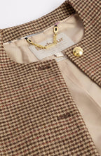 Barbour Corina Houndstooth Wool Jacket
