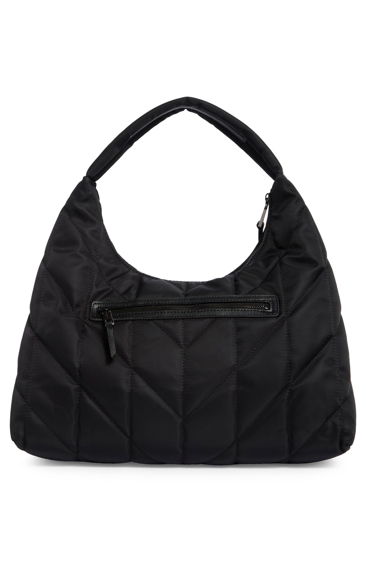 Karl Lagerfeld Voyage Quilted Nylon Hobo Bag