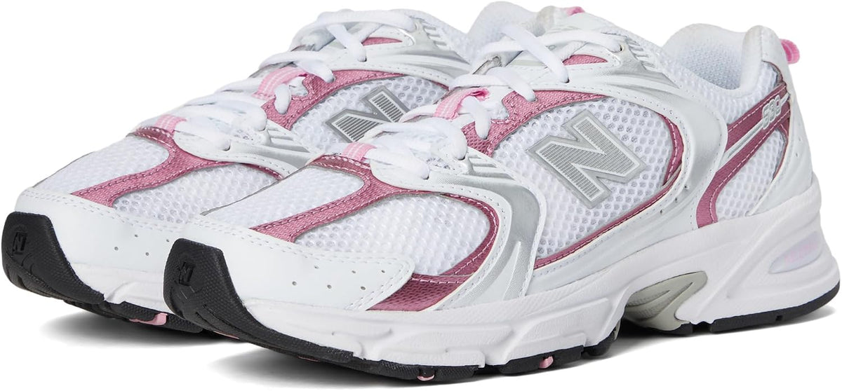 White with pink sugar
