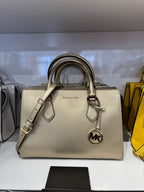 Michael Kors Sheila Medium Faux Leather Satchel