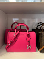 Michael Kors Sheila Medium Faux Leather Satchel