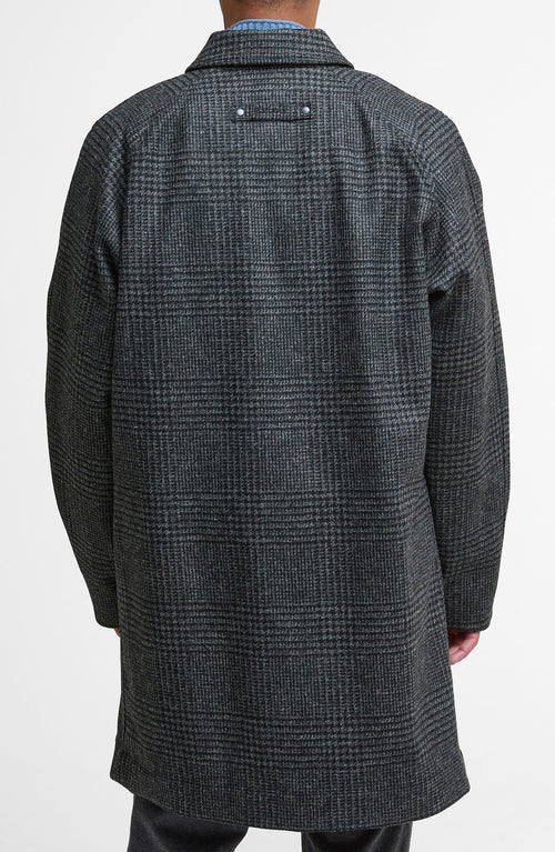 Barbour Lorden Plaid Wool Overcoat
