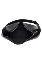 Furla Febe Leather Hobo Bag - Black