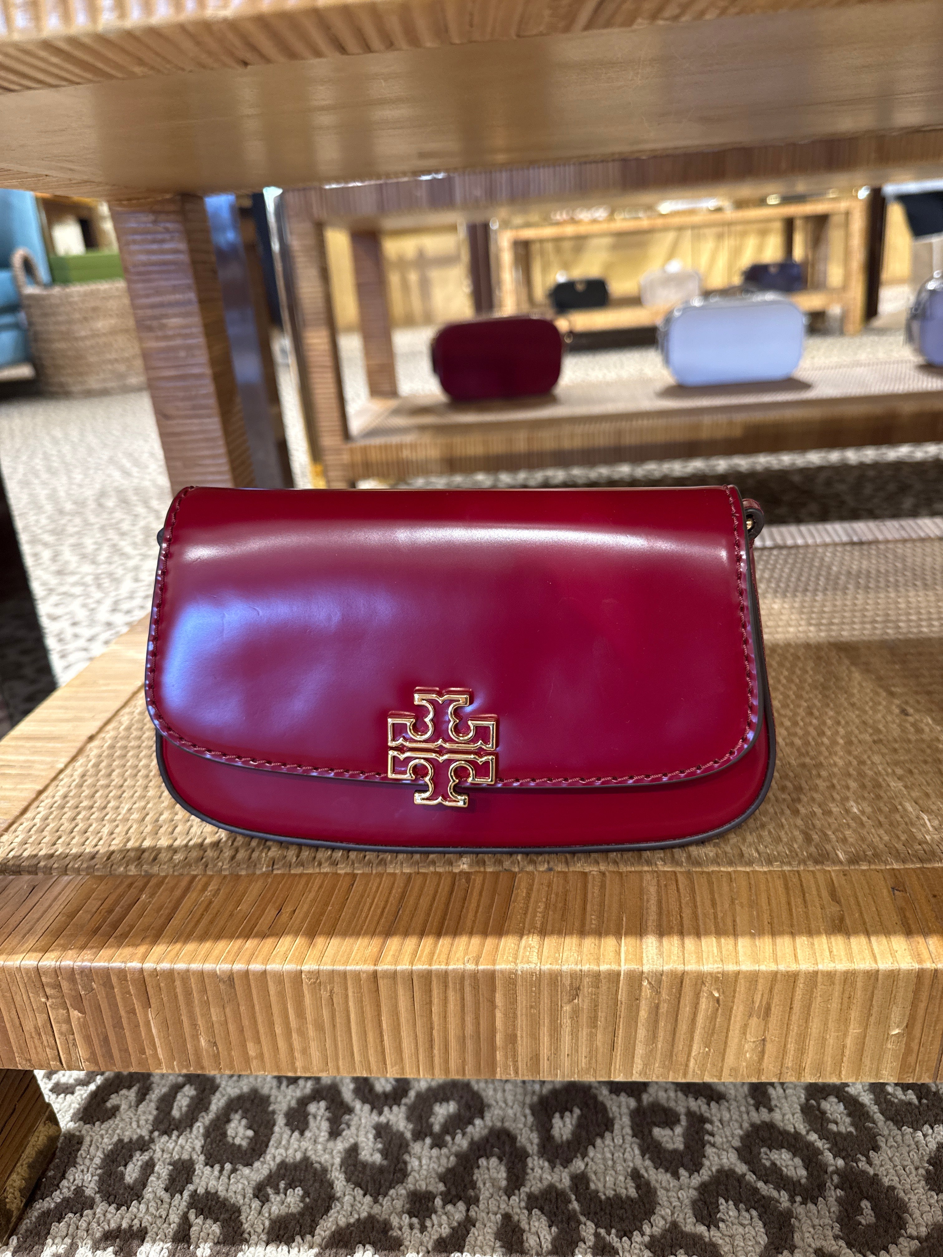 Tory Burch Brıtten Convertible Shoulder Bag (With double strap)