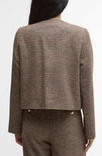 Barbour Corina Houndstooth Wool Jacket