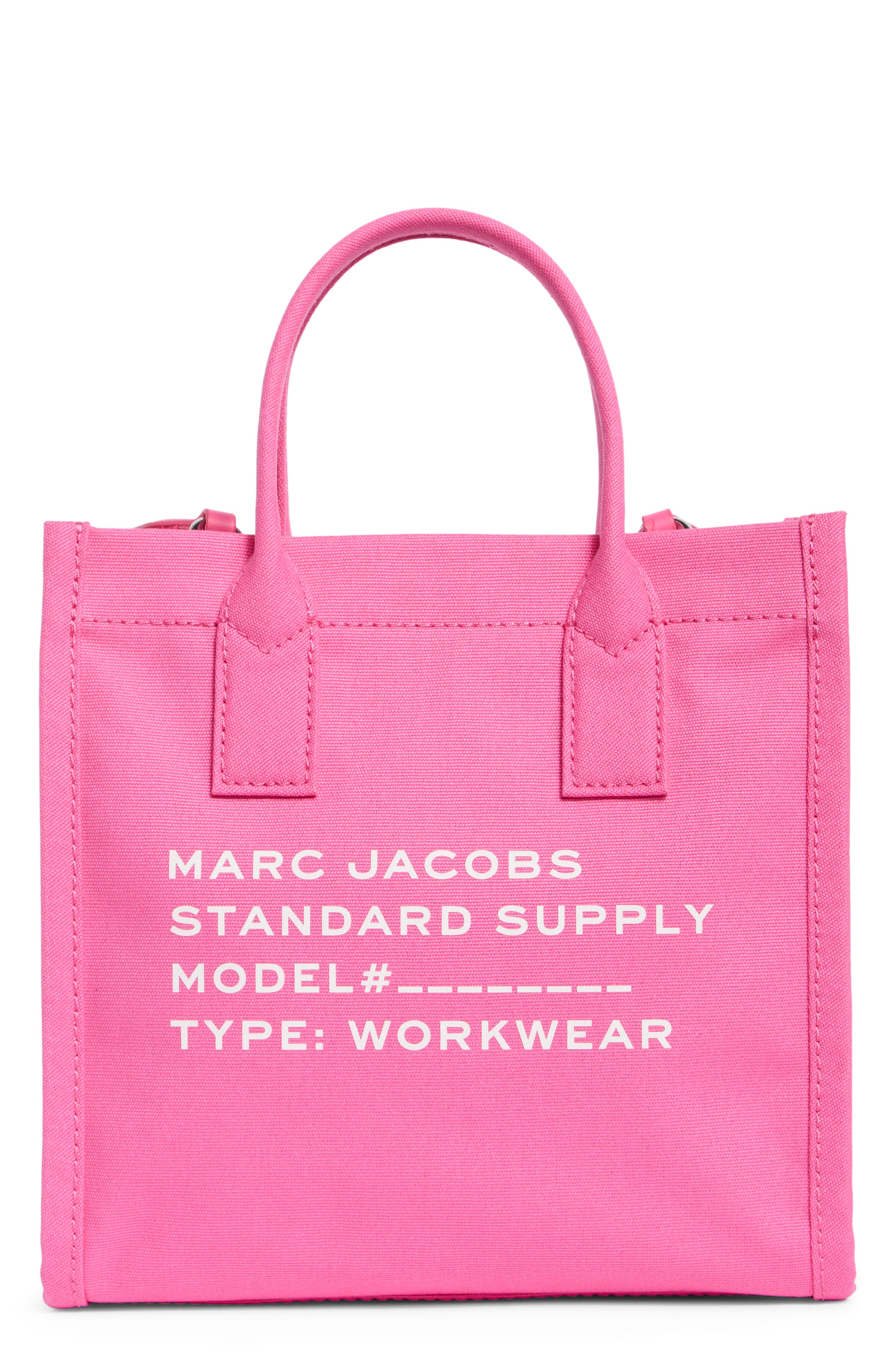 Marc Jacobs Medium Canvas Standard Supply Tote - Magenta