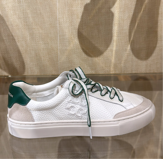 Tory Burch Colorblock Sneakers White/Green