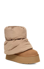 UGG Classic Mini Dipper Puffer Platform Boot - Amphora/Chestnut