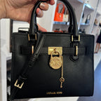 Michael Kors Hamilton Small Leather Satchel
