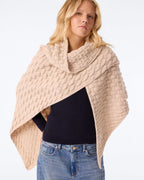 Kujten Kiko Matelina Cashmere Stole - Organic Beige 2