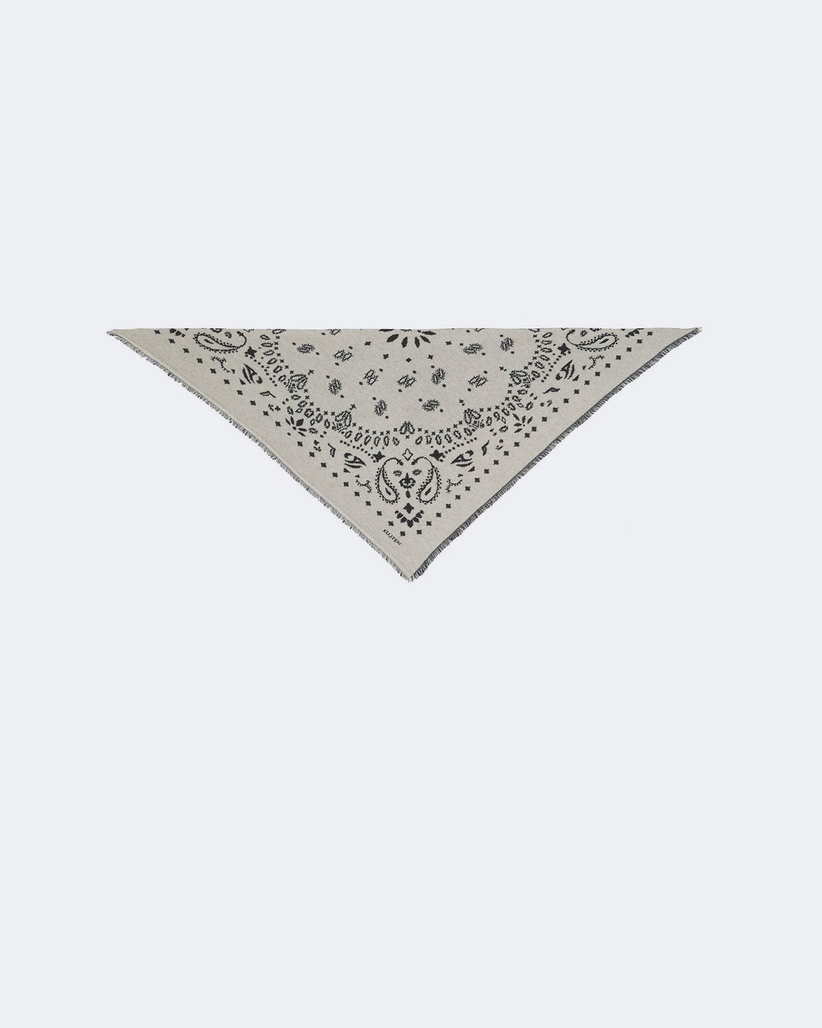 Kujten Tafi Reversible Cashmere Stole - Oats White