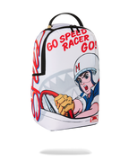 Sprayground Speed Racer Official Collab - Go Speed Racer Backpack detail