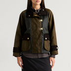 Barbour Women's Hazelwood Waxed Cotton Jacket – Beech, Fern & Mixed Tartan