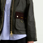 Barbour Women's Carville Waxed Cotton Jacket – Fern & Shadow Classic