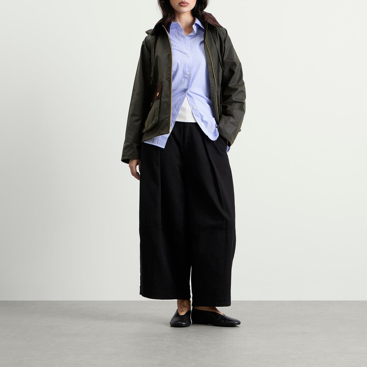 Barbour Women's Carville Waxed Cotton Jacket – Fern & Shadow Classic