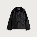 Barbour Men's Oversized Transport Waxed Cotton Jacket – Black